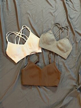 Aerie Ribbed Sports Bra Bundle (Medium)
